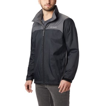 Columbia Glennaker Lake Rain Big, Chamarras Negros Grises Oscuro Para Hombre | 637945-TZM